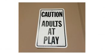 Caution Adults at Play
