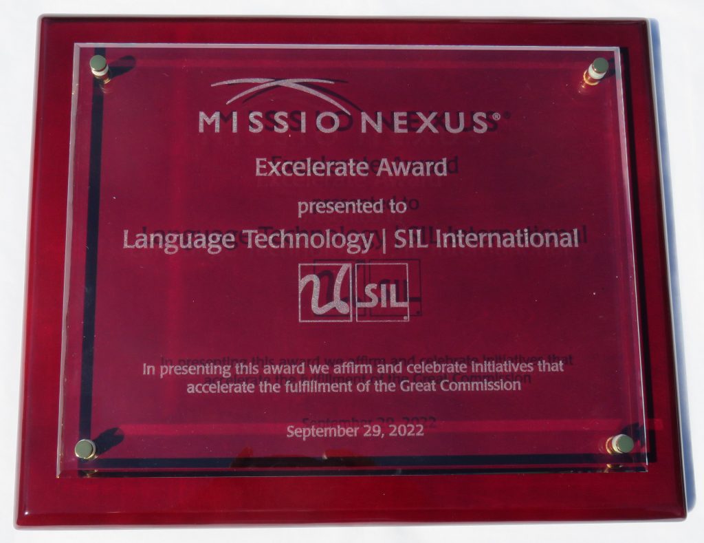Missio Nexus Excelerate Award