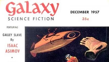 Galaxy Science Fiction Magazine 1957 Banner