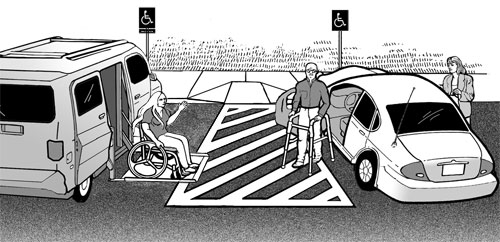 Accessible Parking Drawing
