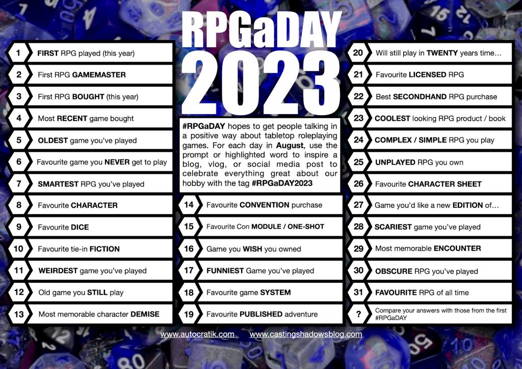 RPGaDAY2023
